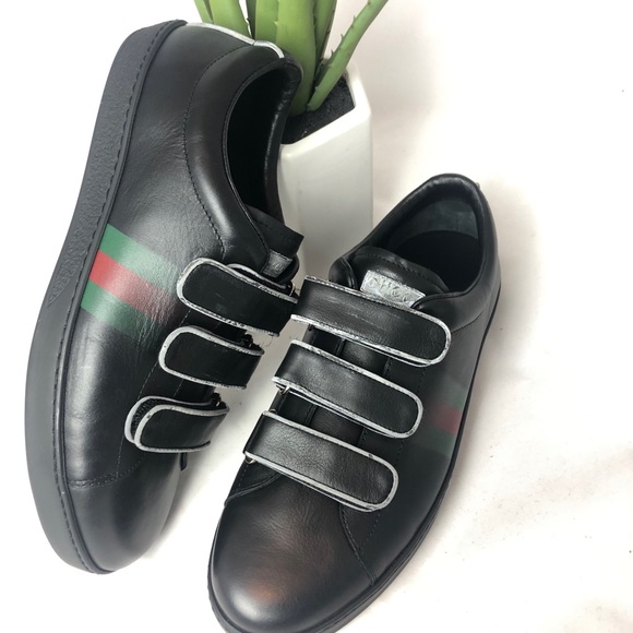 Gucci Other - 🔥Gucci 🔥Men's Leather Grip-Strap Sneakers